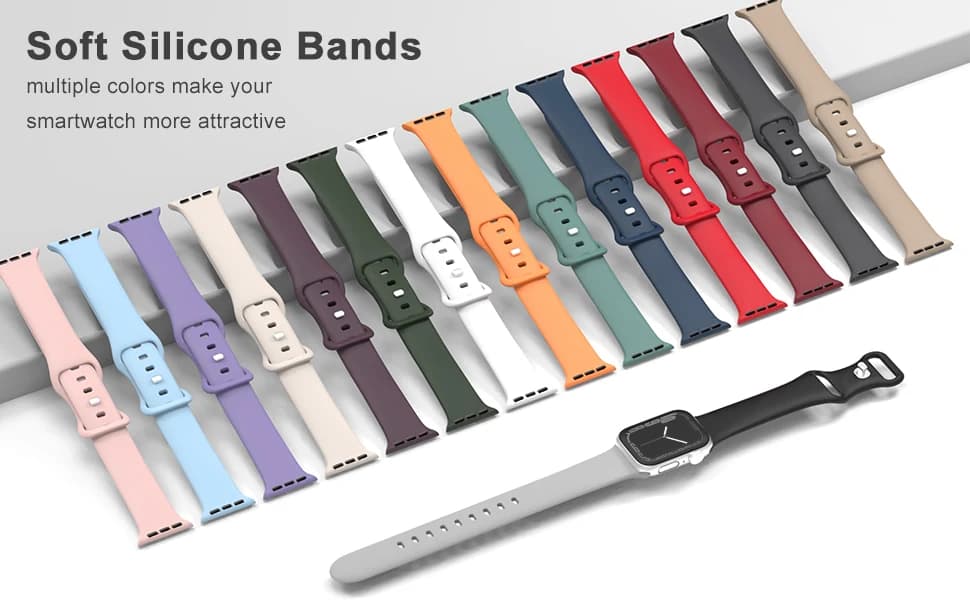 Silicone Sport Straps for Apple Watch 4