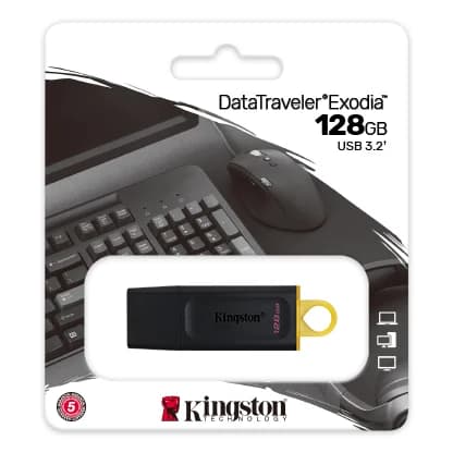 Kingston DataTraveler Exodia USB Drive, 128GB