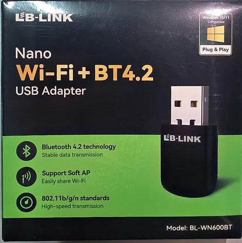 LB-Link USB Wi-Fi and Bluetooth Adapter (BL-WN600BT) 2