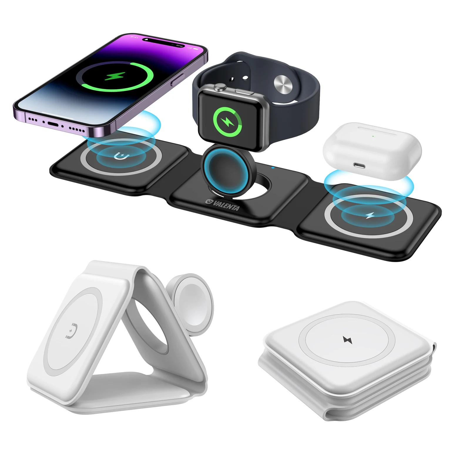 3-in-1 Folding Wireless Charger