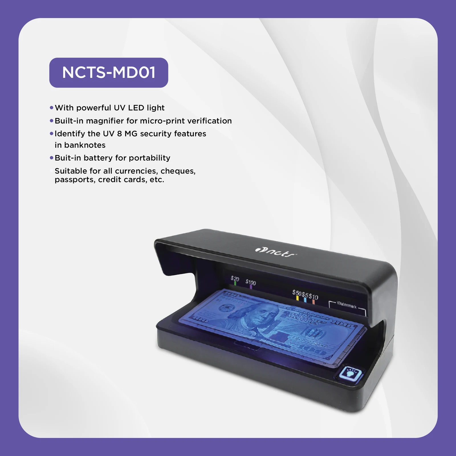 NCTS MD01 Wireless Barcode Scanner