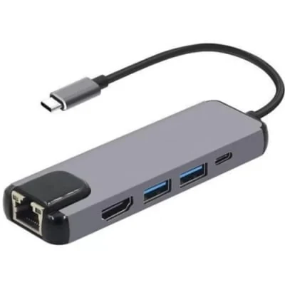 USB-C Hub with HDMI, Ethernet and USB