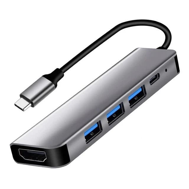 USB-C Hub with HDMI, USB-A and USB-C